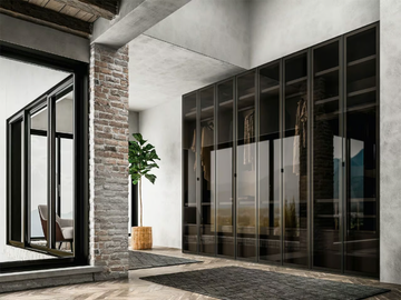 NOCTA - Sectional wooden wardrobe by Santalucia Mobili - view 3